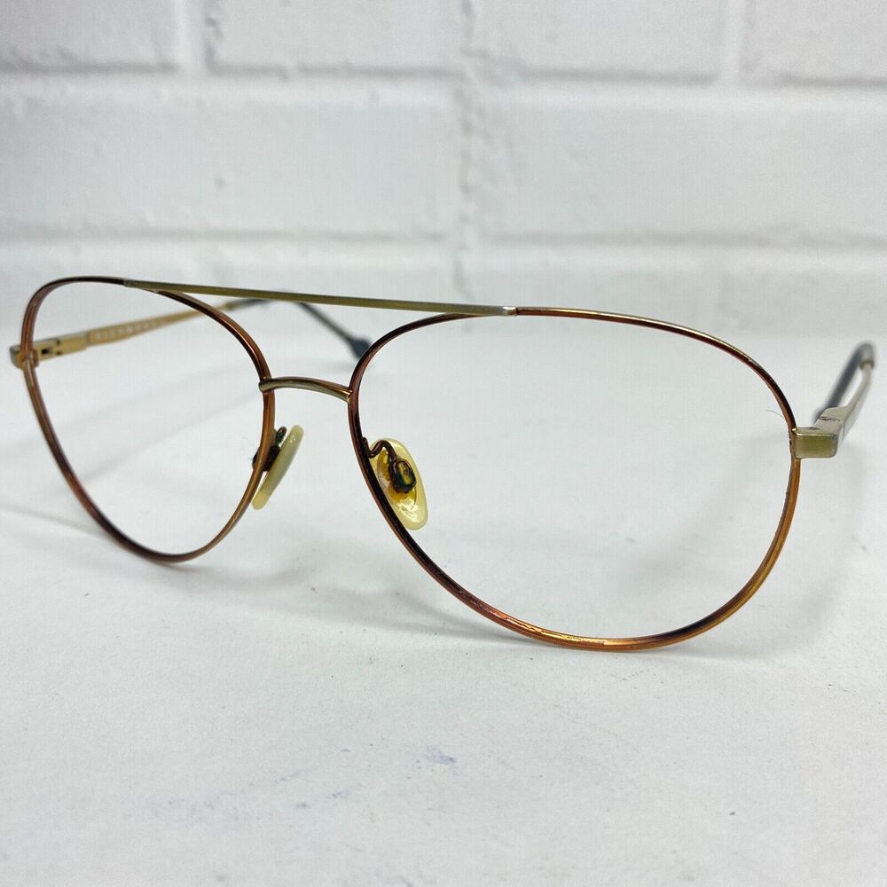 John Richmond JR‎ 57406 Vintage Gold Aviator Sunglasses Frames 60-14 140 H2080